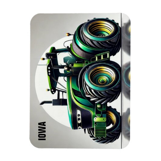 Slanke tractor Iowa Magneet (Verticaal)