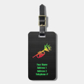 slanke trompet bagagelabel (Voorkant verticaal)