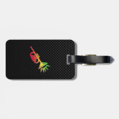 slanke trompet bagagelabel (Achterkant horizontaal)