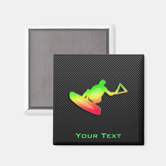 Slanke Wakeboarder Magneet (Voorkant / Achterkant)