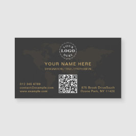 Slanke zwart gouden magnetische Kaart gepersonalis