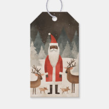 Slanke zwarte Kerstman, rendierfamilie