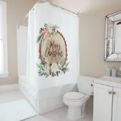 Slankerend kerstboomgordijn douchegordijn (In situ)