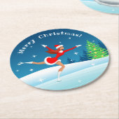 Slankerend kerstcadeautje Onderzetter voor meisjes (Gebogen)