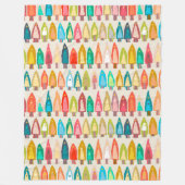 Slankerende boomikat fleece deken (Voorkant)