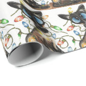 Slankpapier voor kerstverlichting met Siamese kat Cadeaupapier (Rol Hoek)