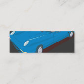 Slanline ontwerp voor autoontwerp mini visitekaartje (Achterkant)