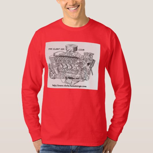 SLANT-SIX CLUB LONG SLEEVE T SHIRT (Voorkant)