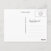 SLANTED | WEDDING THANK YOU POST CARD BRIEFKAART (Achterkant)