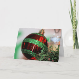 Slanzend Feestdagen Kaart