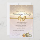 Slanzend kerstfeest, feestfeest voor bedrijven kaart (Voorkant)