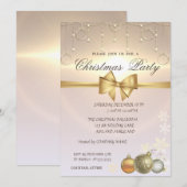 Slanzend kerstfeest, feestfeest voor bedrijven kaart (Voorkant / Achterkant)