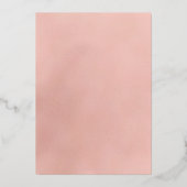 Slanzend Oh Baby Eucalyptus ballon Baby Girl Showe Folie Uitnodiging (Achterkant)