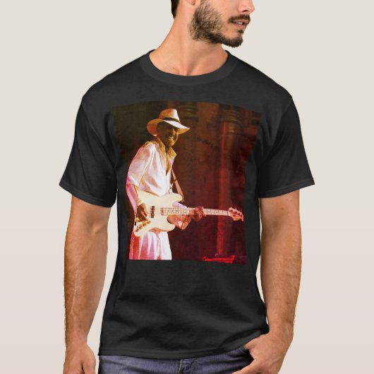 Slap Bass Master Larry Graham van Sly Stone Fame T-shirt (Voorkant)