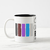 Slap Bump Roll Tweekleurige Koffiemok (Links)