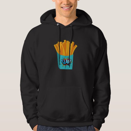 Slap Chips Zuid-Afrikaans Zuid-Afrika Hoodie (Voorkant)