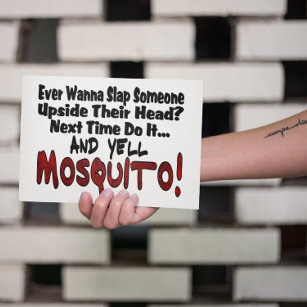 Slap Me & de Mosquito Briefkaart