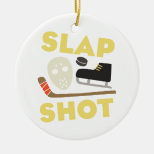 Slap Shot Keramisch Ornament