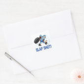 Slap Shot Vierkante Sticker (Envelop)