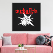 Slap U Gekke Dop Salop Salai in Thai Script = Canvas Afdruk (Insitu (Woonkamer))