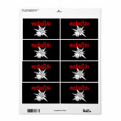 Slap U Gekke Dop Salop Salai in Thai Script = Etiket (Full Sheet)