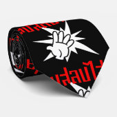 Slap U Gekke Dop Salop Salai in Thai Script = Stropdas (Opgerold)