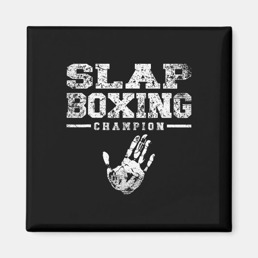 Slapboxing Slap-Boxing Sparring Fighting Sport Magneet (Voorkant)