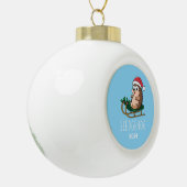 Slapegel Keramische Bal Ornament (Links)