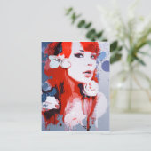 Slapeloosheid Briefkaart (Staand voorkant)