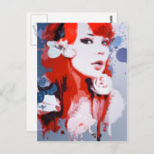 Slapeloosheid Briefkaart (Voorkant / Achterkant)