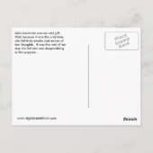 Slapeloosheid Briefkaart (Achterkant)