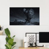 Slapeloosheid of nachtelijk wakker worden poster (Thuiskantoor)