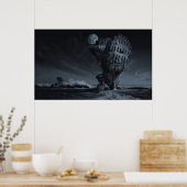 Slapeloosheid of nachtelijk wakker worden poster (Keuken)