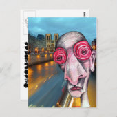 Slapeloosheids geleid voor Notre Dame Briefkaart (Voorkant / Achterkant)
