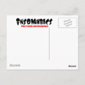 Slapeloosheids geleid voor Notre Dame Briefkaart (Achterkant)