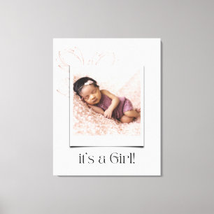 Slapen baby canvas afdruk