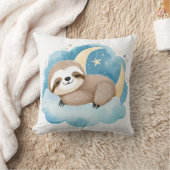 Slapen Baby Sloth Boho Naam Kwekerij Kussen (Deken)