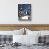 Slapen Beauty Princess Magic Romance Canvas Afdruk (Insitu (Slaapkamer))