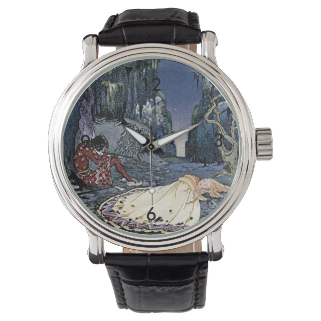 Slapen Beauty Princess  Magic Romance Horloge (Voorkant)