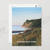 Slapen Beer Duinen Briefkaart (Voorkant / Achterkant)