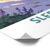 Slapen Beer Duinen, Michigan, Mooi Poster (Hoek)