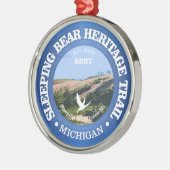 Slapen Beer HT (fietsen c) Metalen Ornament (Links)