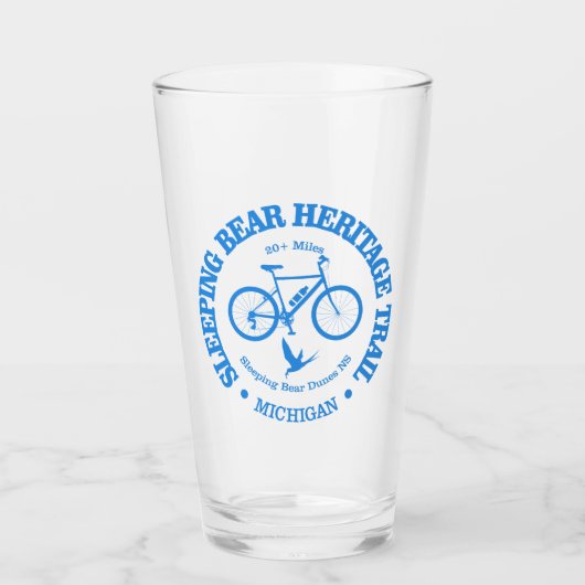 Slapen Beer HT (fietsen) Glas (Voorkant)