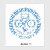 Slapen Beer HT (fietsen) Sticker (Vel)