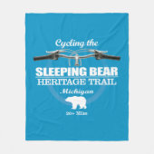 Slapen Beer HT (H2) Fleece Deken (Voorkant)