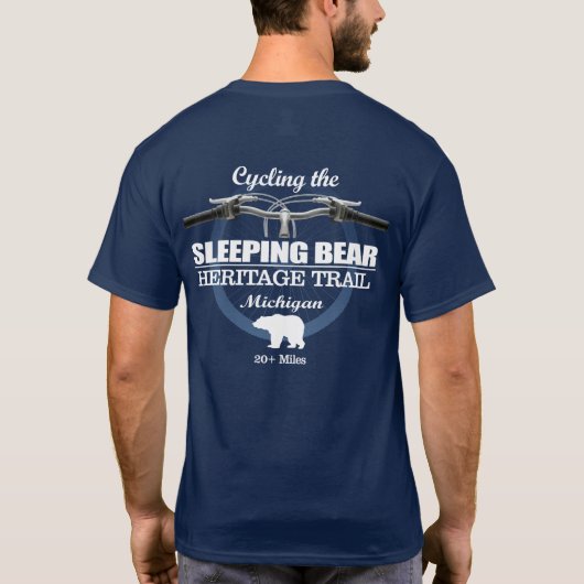 Slapen Beer HT (H2) T-shirt (Achterkant)