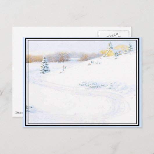 Slapen - briefkaart (Voorkant / Achterkant)