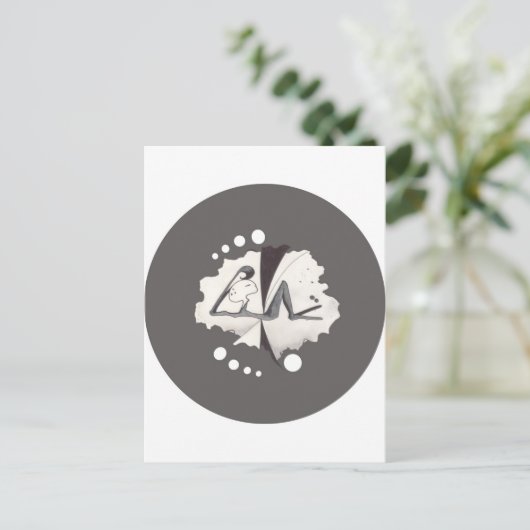 SLAPEN BRIEFKAART (Staand voorkant)