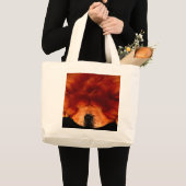 Slapen Chow Chow Jtcna Grote Tote Bag (Voorkant (product))