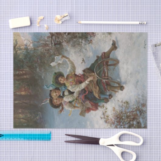 Slapen door Hans Katzka Tissuepapier (Craft)